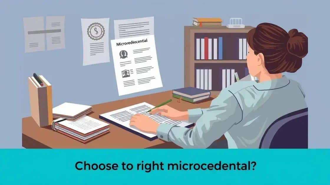 How to choose the right microcredential for you