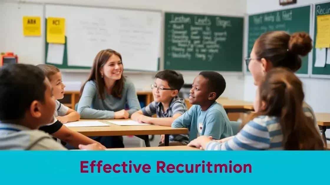 Impact of recruitment on student outcomes