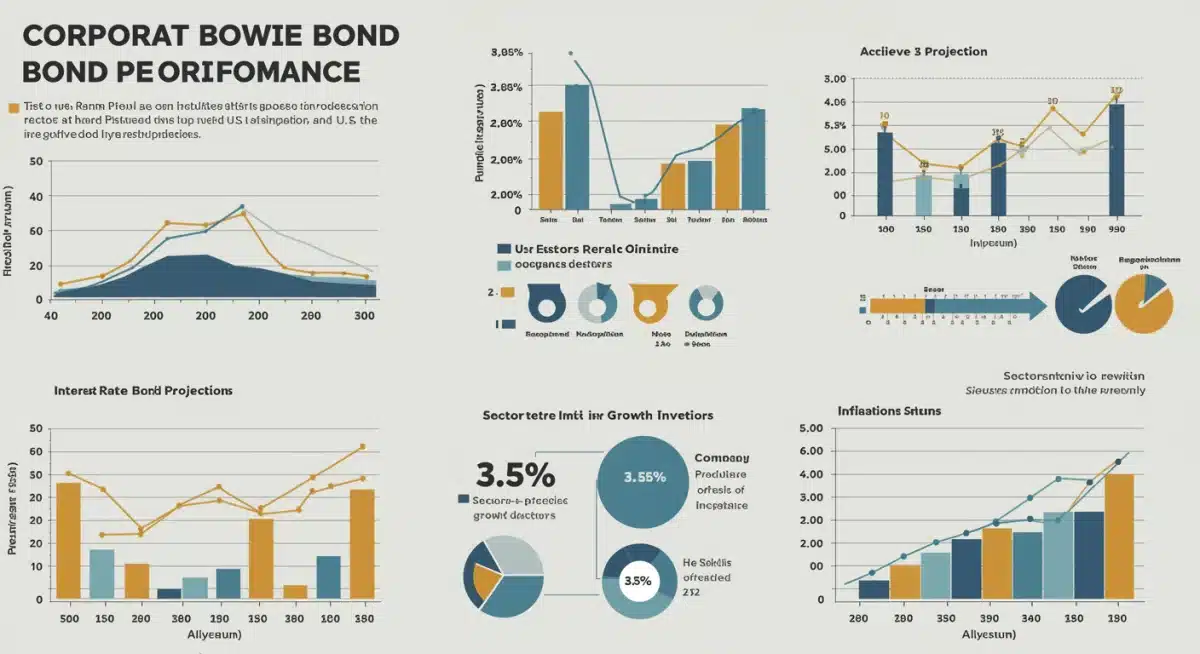 Infographic detailing factors influencing 2025 corporate bond market performance and investor returns