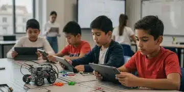 2026 Education Outlook: New STEM Curriculum Requirements Impacting 1.5 Million Students Students engaged in hands-on STEM learning with robots and tablets