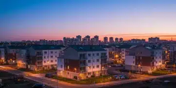 Modern rental properties in a growing city, symbolizing real estate investment opportunities in 2026