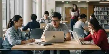 Students researching financial aid options for 2026 Pell Grants