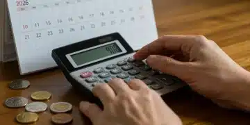 Calculator showing percentage increase for 2026 Social Security COLA