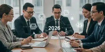 Federal employees discussing benefits and retirement planning for 2026