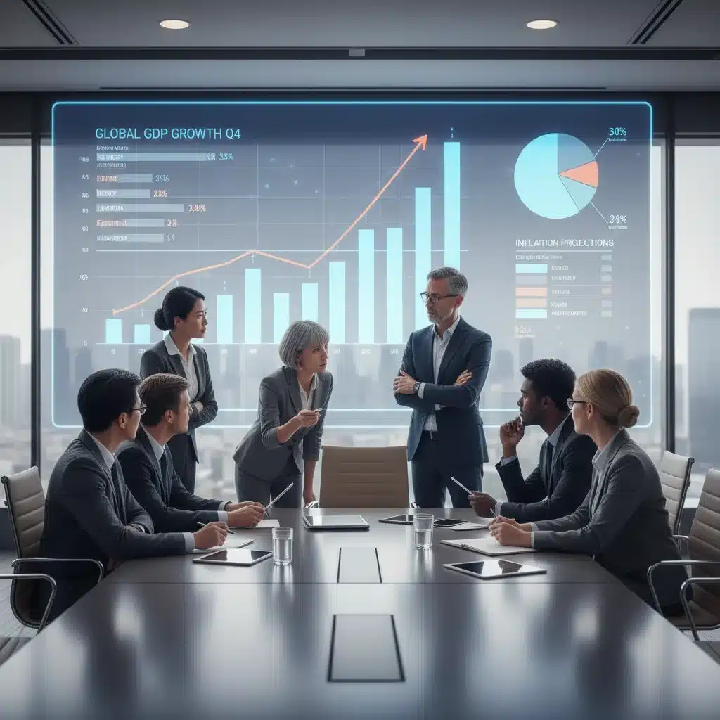 Economists discussing inflation data and consumer price trends