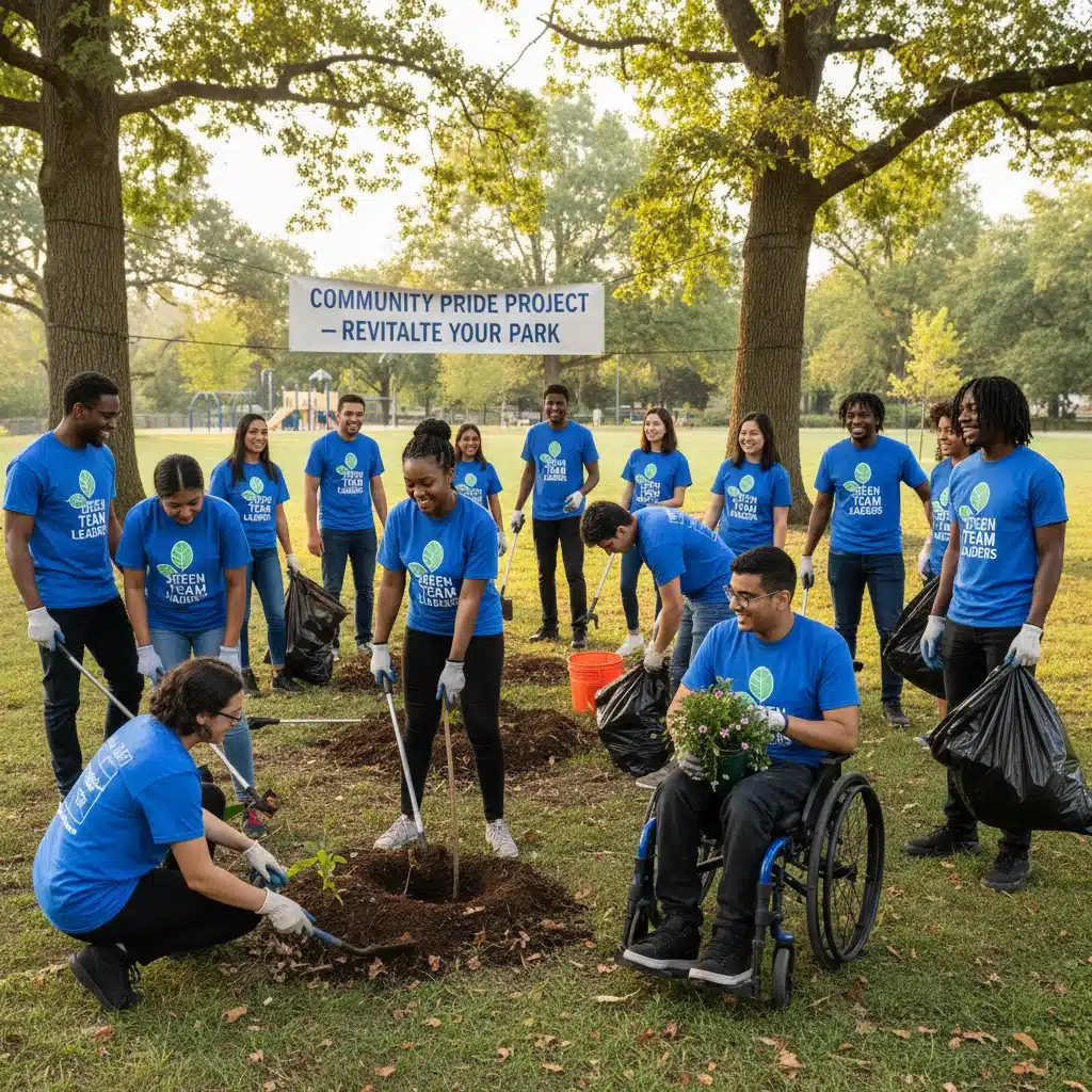 Students engaging in meaningful extracurricular activities and community service
