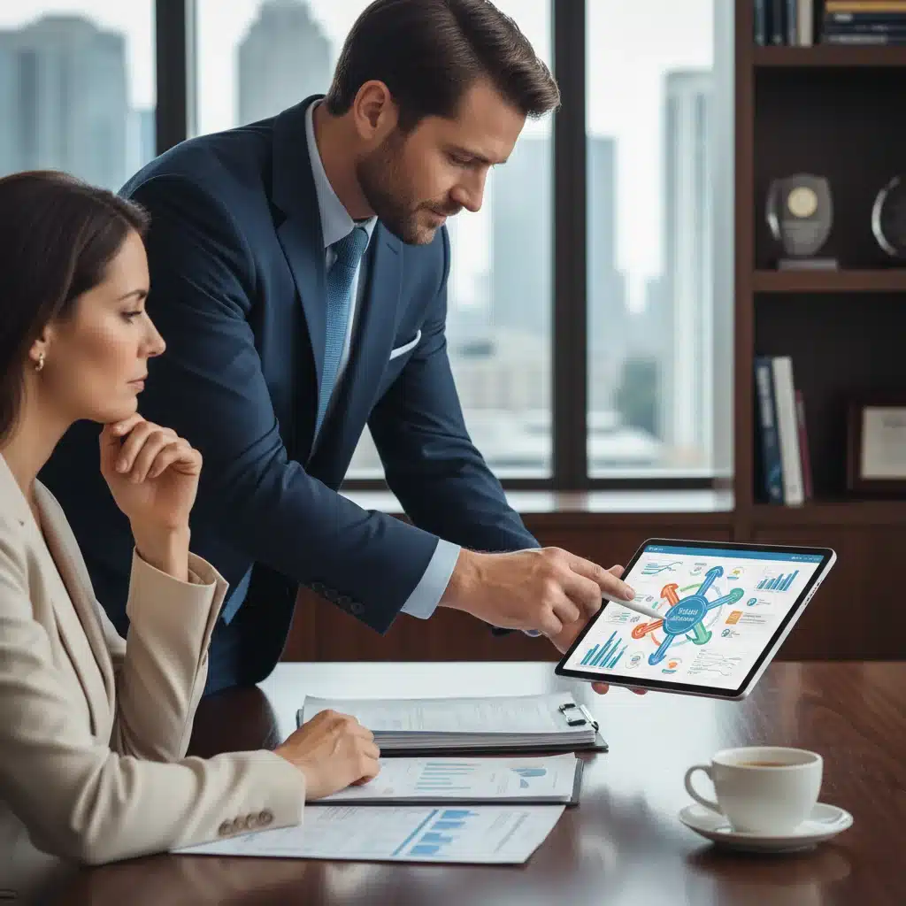 Financial advisor explaining tax strategies to a client