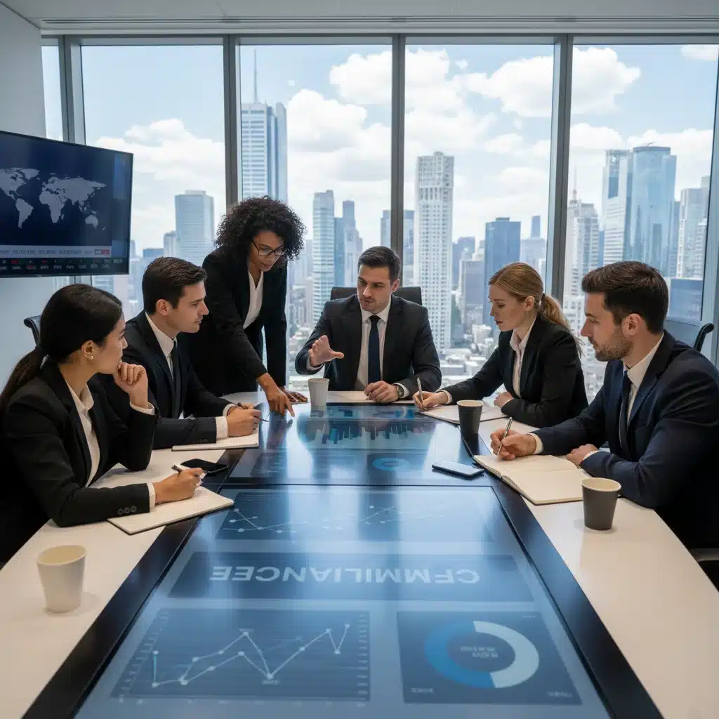 Financial professionals discussing SEC compliance strategies for 2026